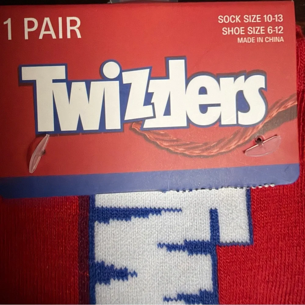 Hershey’s Twizzlers Socks - Brand New With Tags, Sock Size 10-13, Shoe Size 6-12